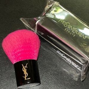 YSL Yves Saint Laurent Kabuki Brush Black & Fuchsia New in 